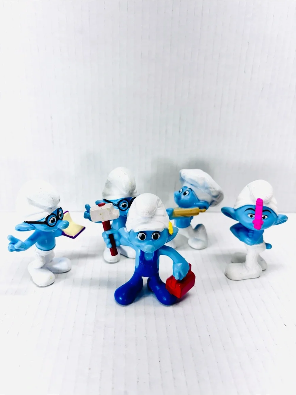 McDonald’s Happy Meal Smurfs Plastic Toy Figures Lot Of 13